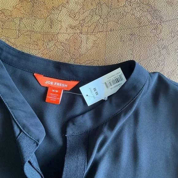 Joe Fresh NWT Black Sleeveless Blouse - Picture 2 of 6